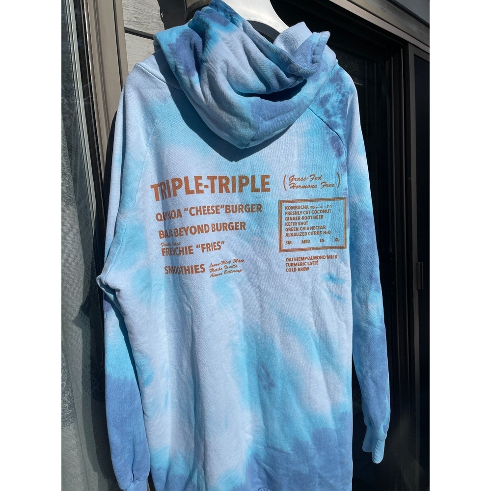 RARE Baja East " Tie Dye Hoodie SWEATSHIRT  Unisex  2 NWOT